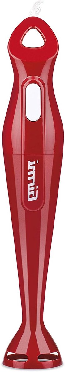 Staafmixer - Dompelmixer Handmixer - Puree en Smoothies Maken - Vier Roestvrijstalen Messen - 170 Watt - Rood