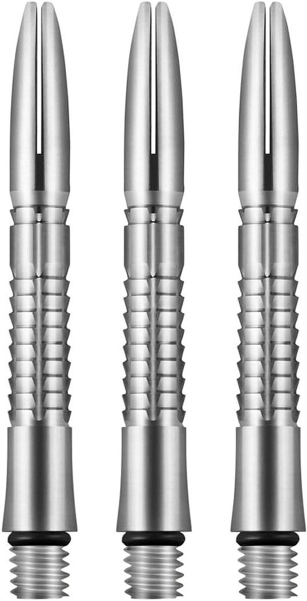 Dartshafts - Shafts - Darts Spelen - Titanium Materiaal - Inbetween Lengte - Zilverkleurig