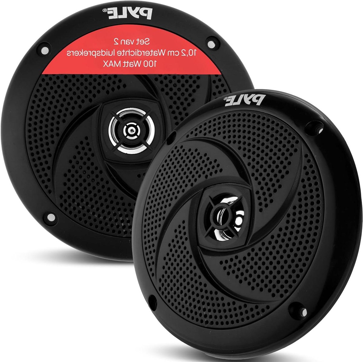 Marine Luidsprekers - Waterdichte Speakers Buiten - Buiten Geluid Genieten - Weerbestendig Ontwerp - 10 cm - Zwart