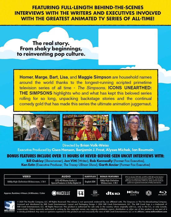 The Simpsons Blu-Ray - Animatieserie Boxset - Film Kijken - Regio Vrij - 1.57 x 17.32 x 13.74 cm — afbeelding 2