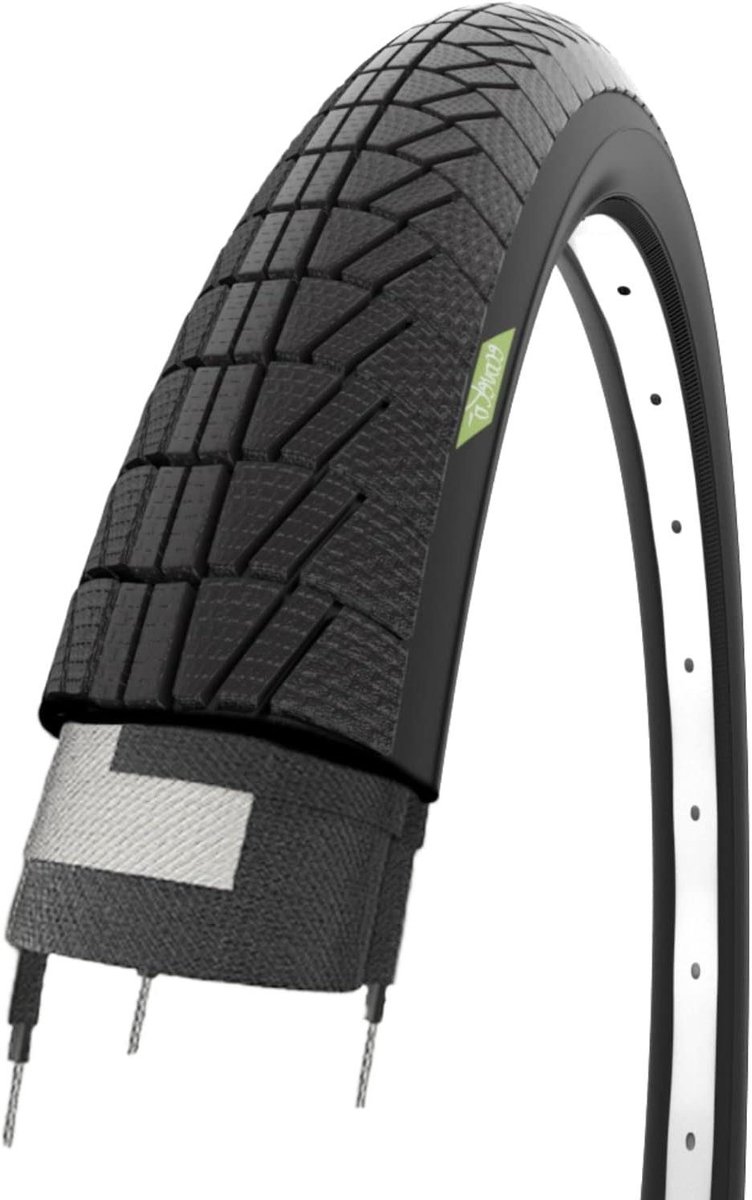 Fietsp band - Stadsfiets band - Veilig Fietsen - Lek bescherming - 20 inch - Zwart