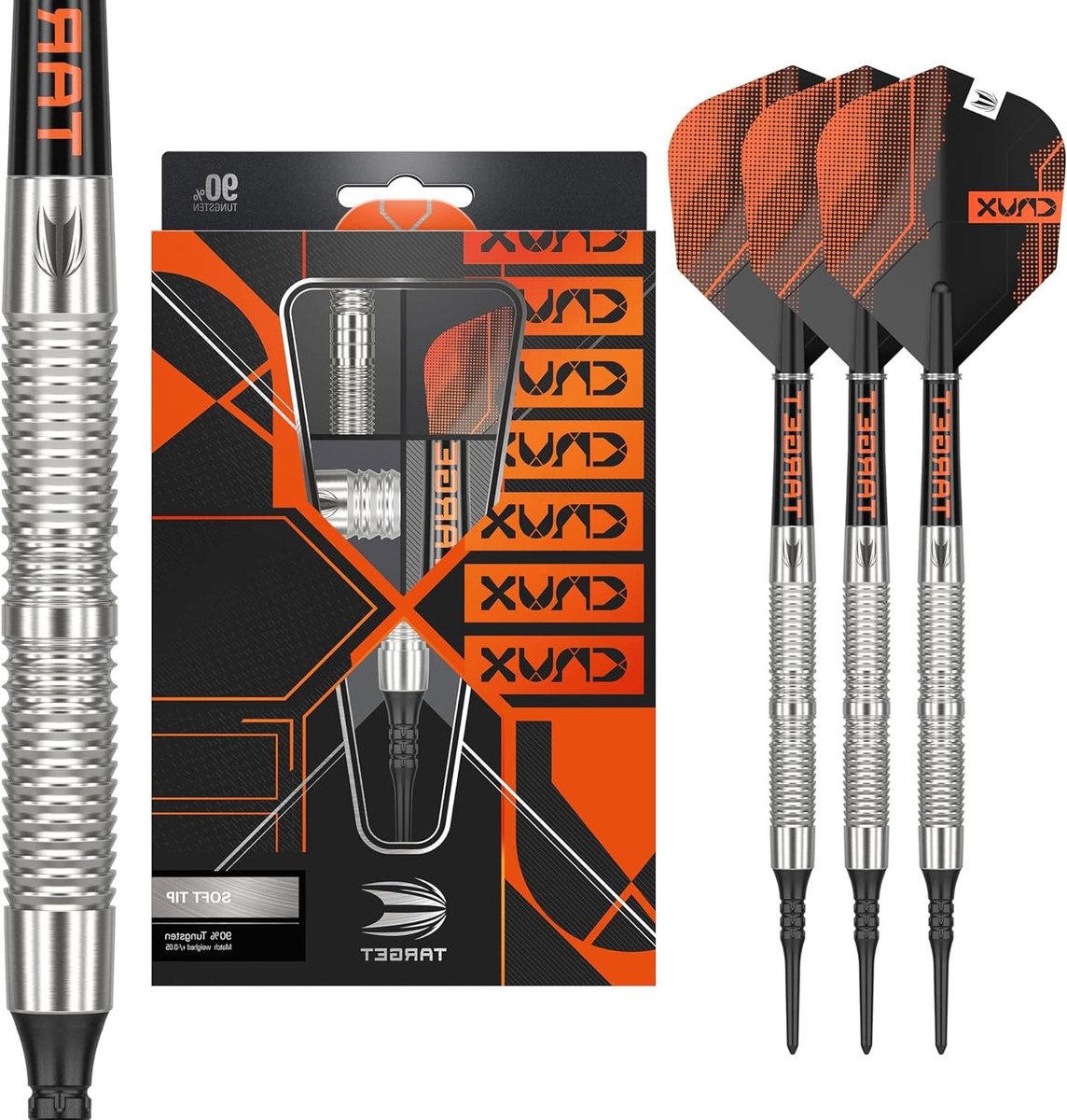 Dartpijlen Set - Wolfraam Darts - Precisie Werpen - Verwisselbaar Punt Systeem - 19G - Zilver