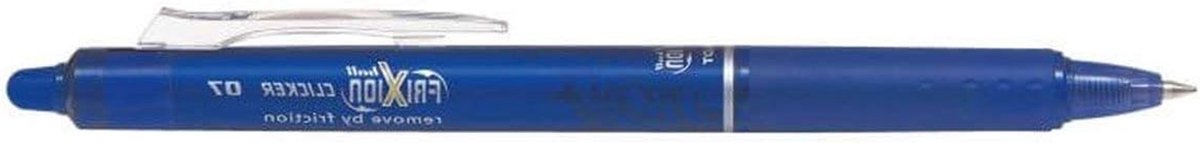 Uitwisbare Pennen - Rollerball Pennen - Fouten Corrigeren - Geïntegreerde Gum - 3 Stuks - Blauw