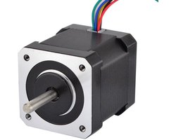 Stappenmotor Nema 17 - Motor Bipolair - 3D Printer CNC - 59Ncm Houdkoppel - 48mm Body - Zwart