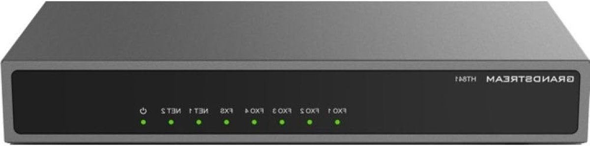 VoIP Gateway - Telefoon Adapter - Zakelijk Bellen - Krachtige NAT-router - 4 FXO 1 FXS - Zwart