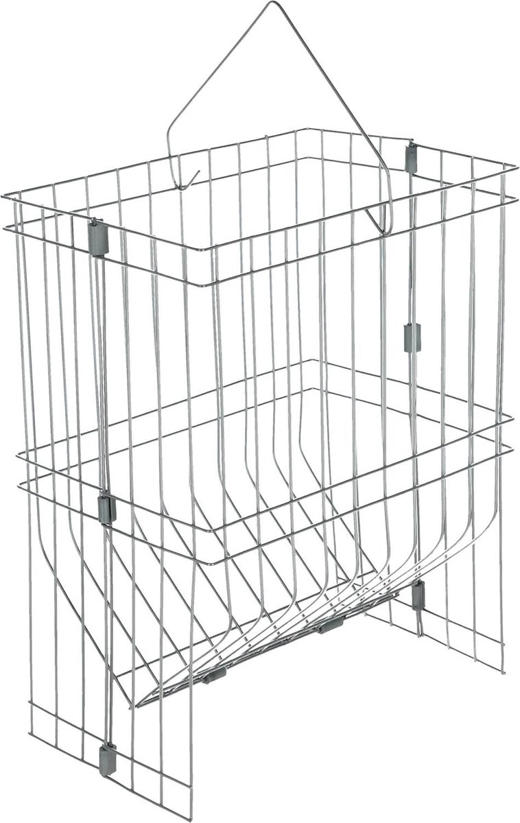 Voerhek Kleine Dieren - Voerruif Pluimvee - Hygiënisch Voeren - Veelzijdig Gebruik - 26x19x34cm - Gegalvaniseerd
