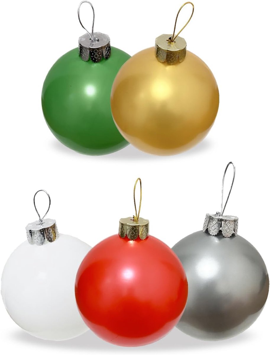 kerstversieringen, (9 inch x 10 stuks) over maat ornament kerstbal, kerstdecoratie voor binnen en buiten, feestdagdecoraties tuin boomdecoratie