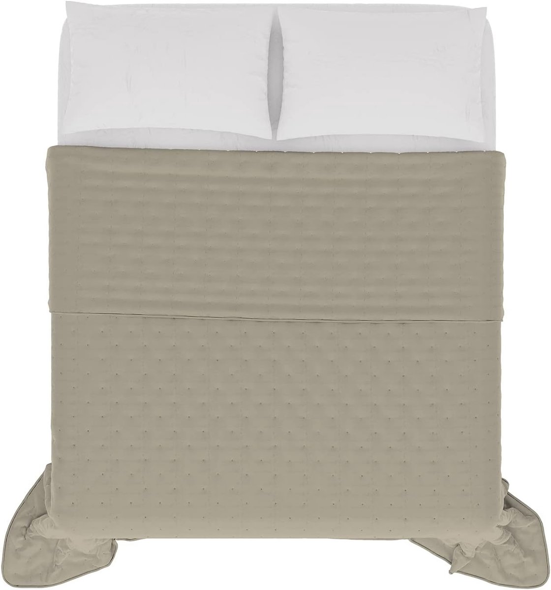 Bed Linen Zomerdeken van microvezel, chic, bruin, tweepersoonsbed