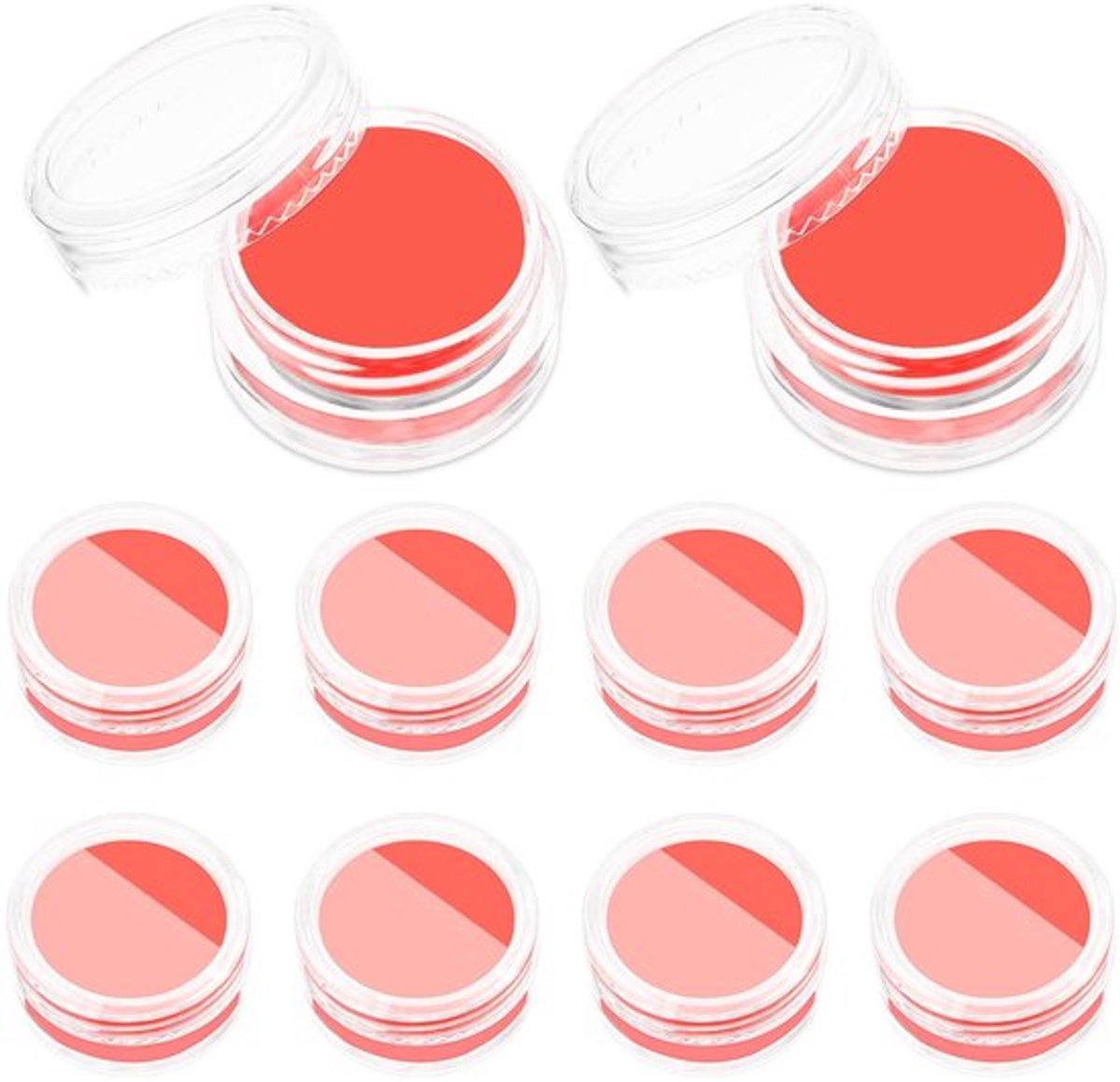 VT Goods - Diamantschilderij - 10 stuks wasklim - Rood - Klei voor