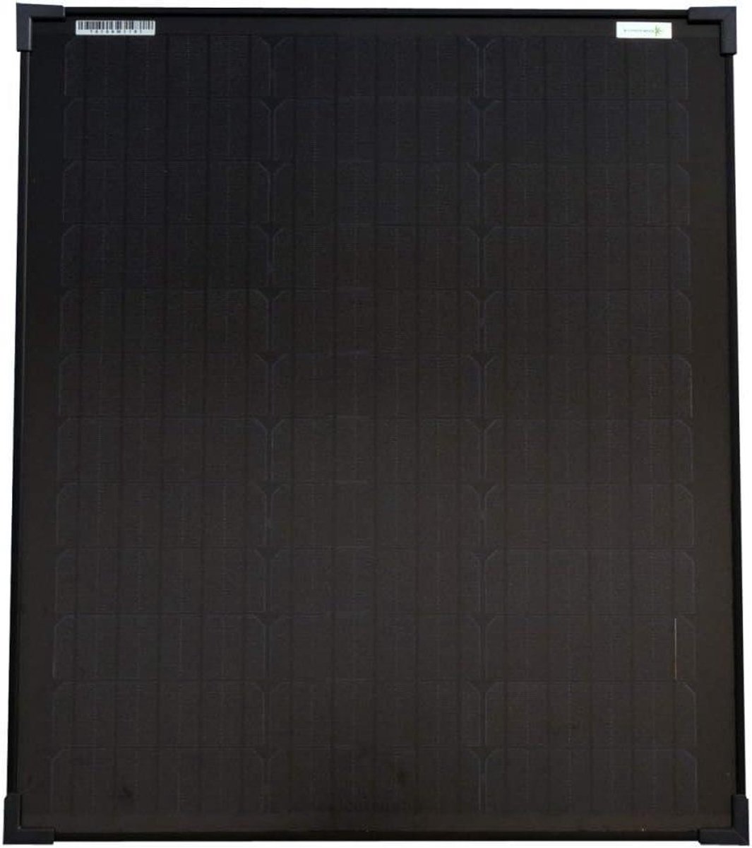 Zonnepaneel 50 Watt - Zonnecel module - Eilandinstallaties - 5-bus technologie - 63x54.5 cm - Zwart