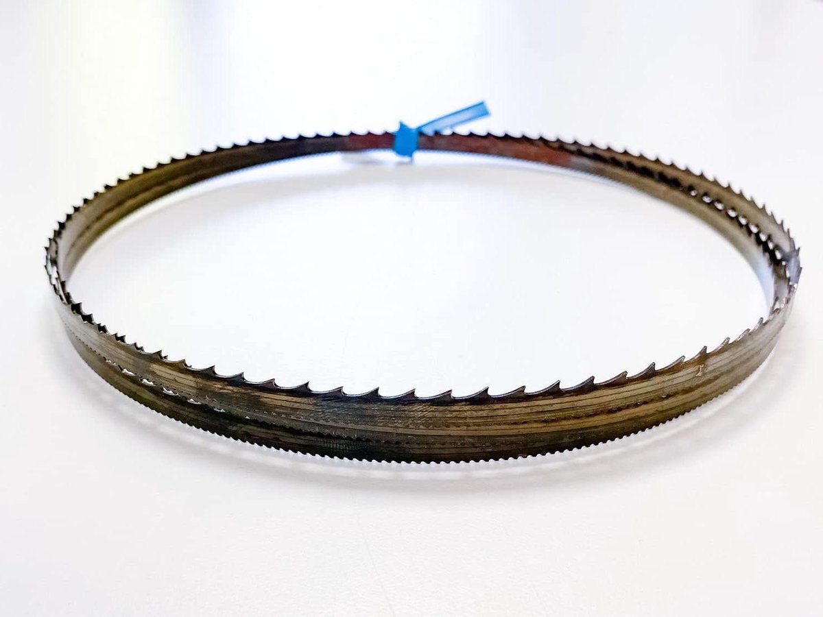Zaagbanden Set - Lintzaagbladen Bandzaagbladen - Hout Zagen - Rugvertanding - 1390 x 8 mm - Metaal