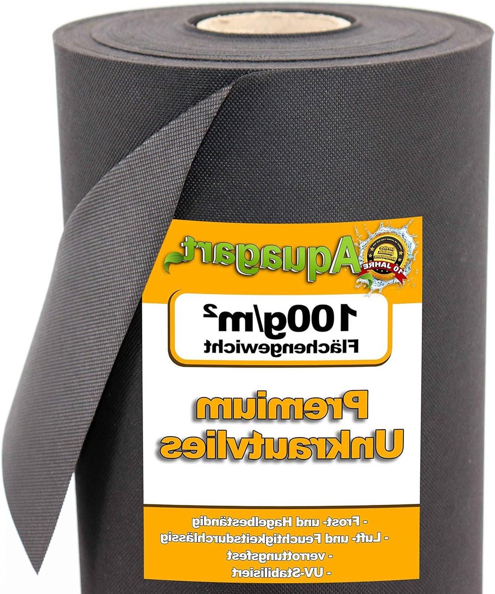 Tuinvlies tegen onkruid - Worteldoek Mulchvlies - Onkruid weren - Milieuvriendelijk polypropyleen - 96 m² 1.60 m breed - Zwart