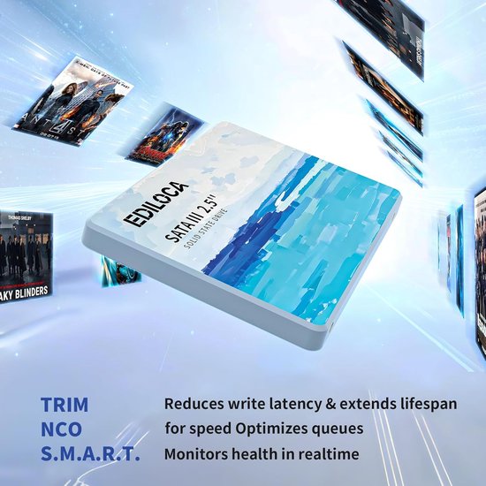 Interne SSD - Opslag Schijf - Sneller Werken - 3D NAND Flash - 480 GB - Zwart — afbeelding 4