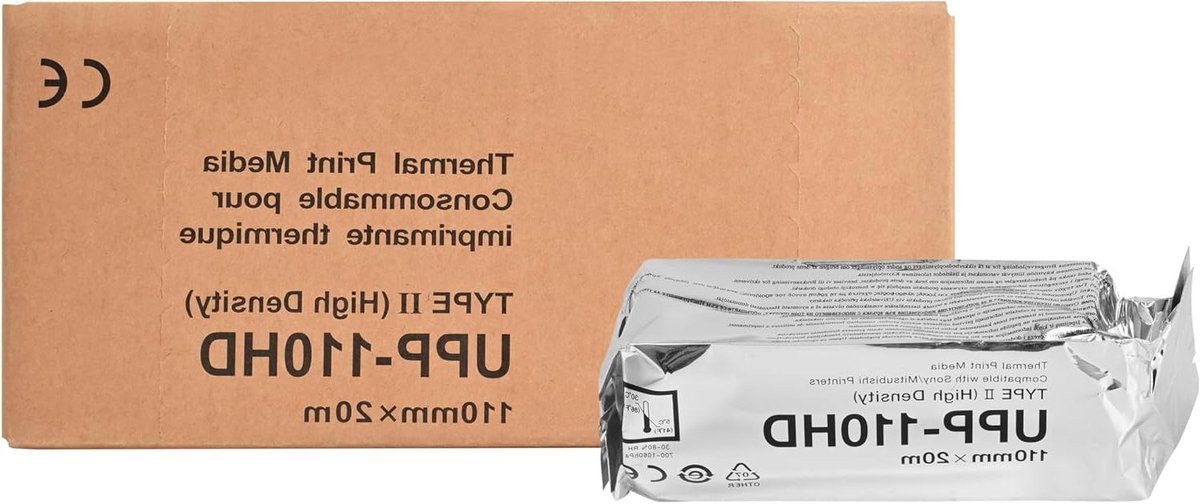 Printpapier Hoge Dichtheid - Thermisch Papier Rollen - Professionele Afdrukken - Superieure Beeldhelderheid - 10 Rollen - Wit