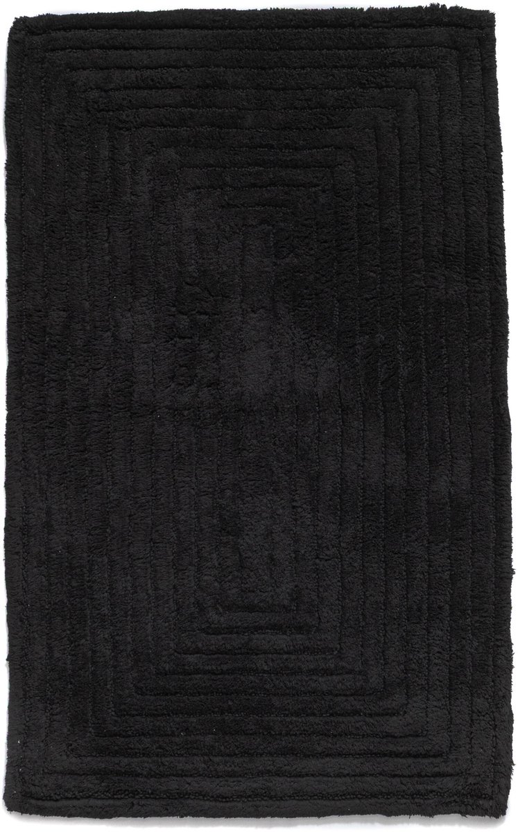 Badmat - Stille zwart 60x90