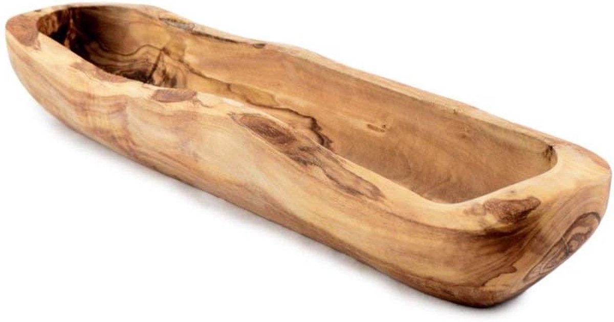 Broodmand Hout - Brooddoos - Brood Bewaren - Natuurlijk Materiaal - 35 cm - Bruin