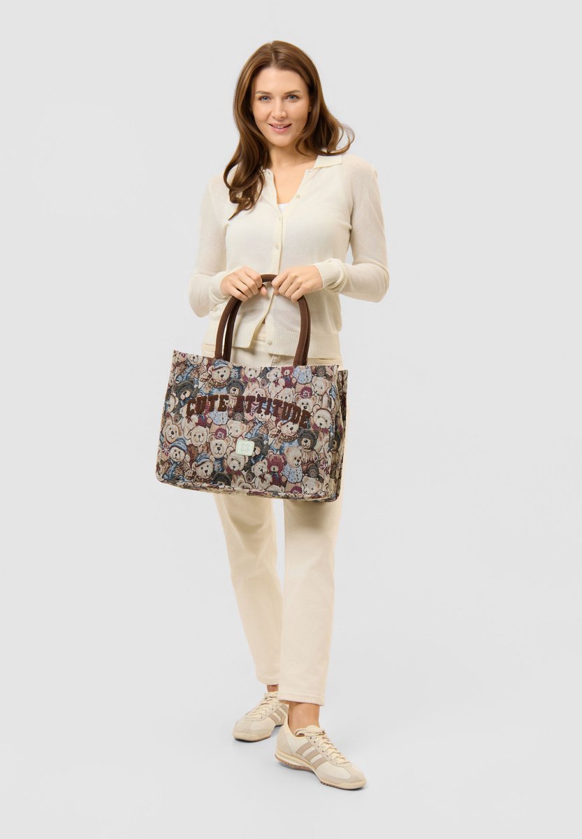 Codello Shopper met teddybeermotieven