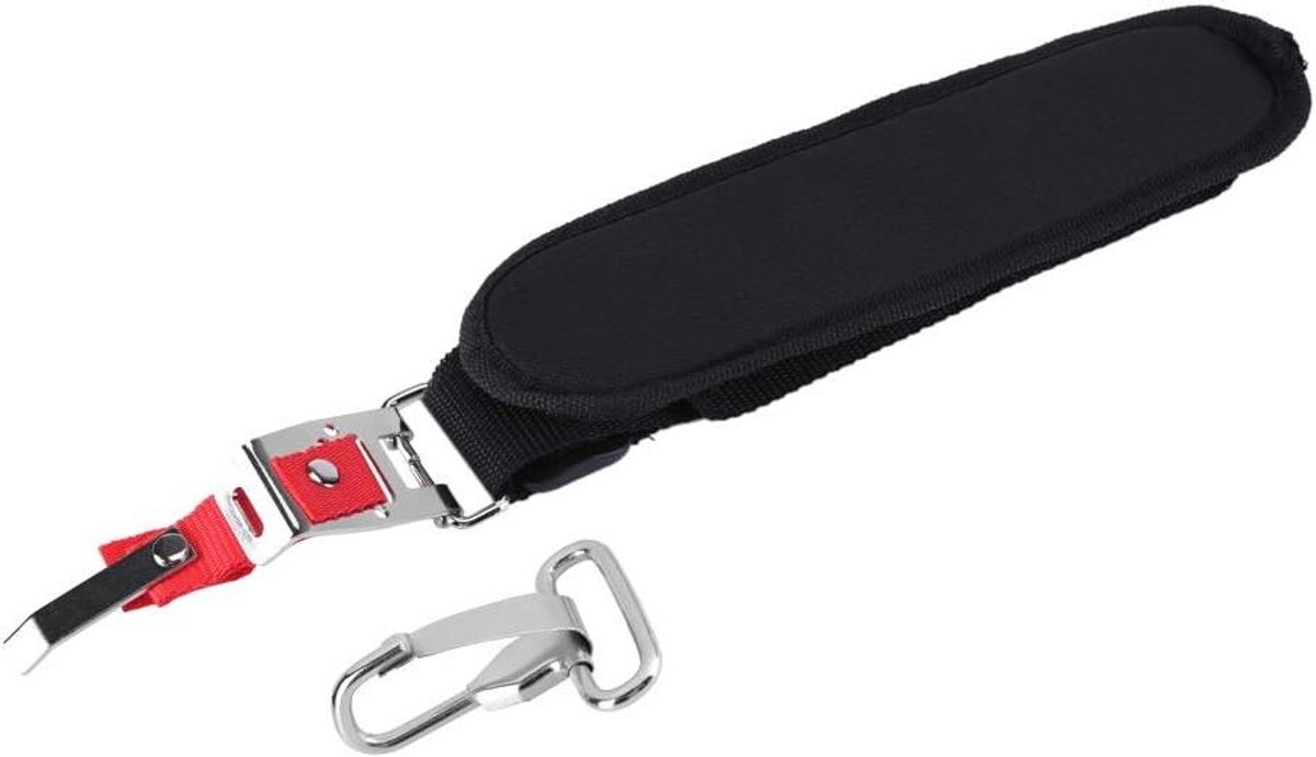 Draagband Trimmer - Schouderharnas Tuin - Tuinonderhoud Gemak - Verstelbaar Nylon - 91 cm Lengte - Zwart
