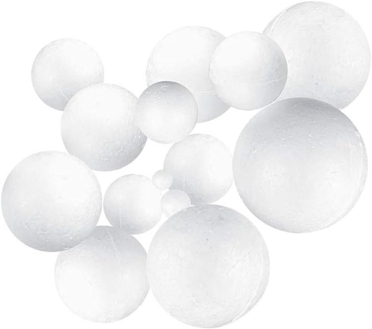 50 Stuks Polystyreen Schuimballen 30mm voor Knutselen en Decoratie