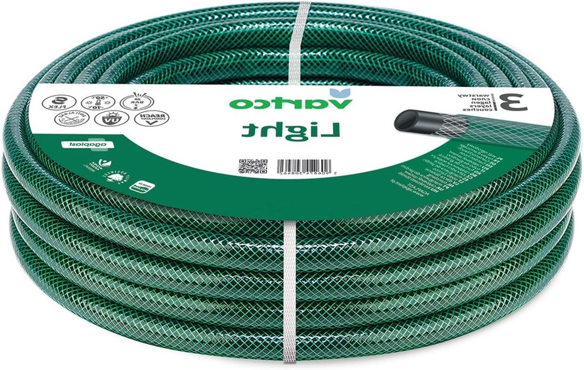 Flexibele 3-Laagse Tuinslang 20 Meter - Drukbestendig en UV-Bestendig voor Irrigatie