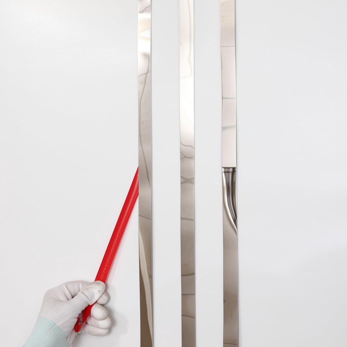 gemetalliseerde spiegelafwerking lijststrip, peel & stick strip voor spiegelrand, muur, open haard en zelfmaakprojecten voor thuis (5m x 4cm)