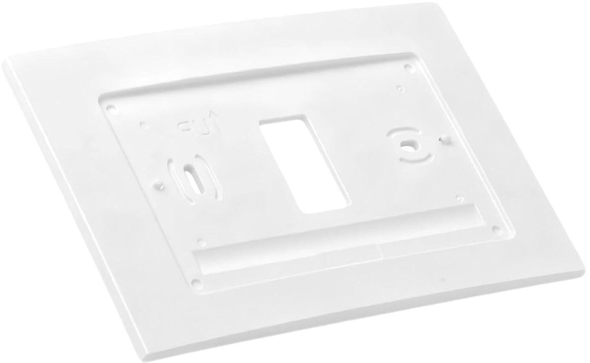Wandmontageplaat voor Slimme Programmeerbare Thermostaat, Wit