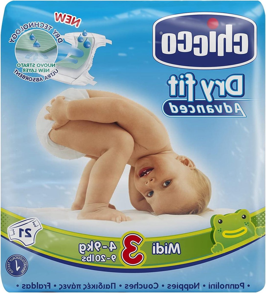 Baby Luiers - Pampers Midi - Droog Blijven - Zachte Materiaal - 4-9 kg - Wit