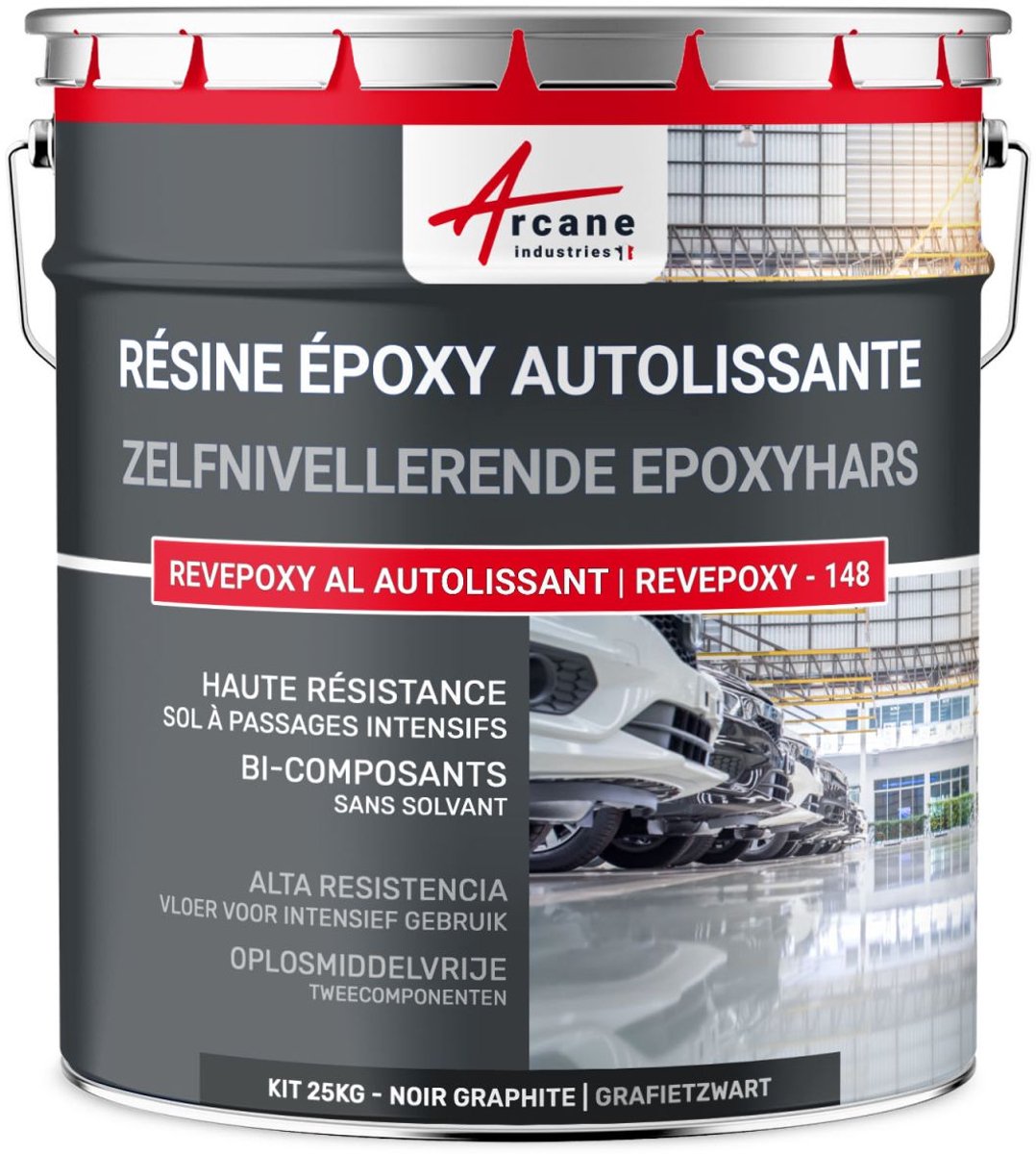 Epoxyhars Vloer, zelfnivellerend - REVEPOXY - 148
