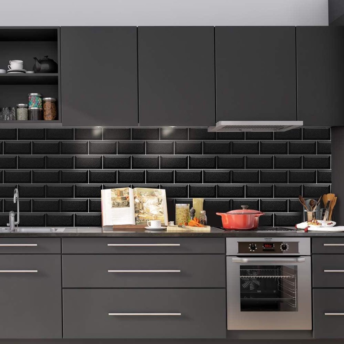 Wandtegelstickers - Keukenstickers Badkamer - Woning Decoratie - HD Bedrukt Parelbeschermi