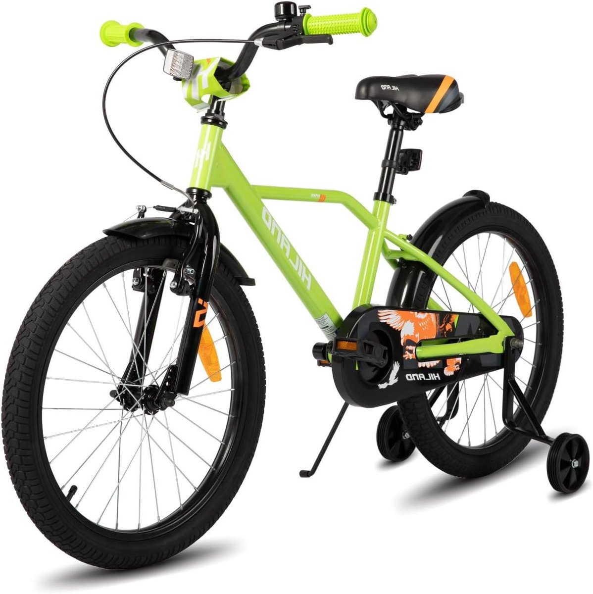 Kinderfiets - Jongensfiets - Veilig Fietsen - Dubbele Remmen - 20 inch - Groen