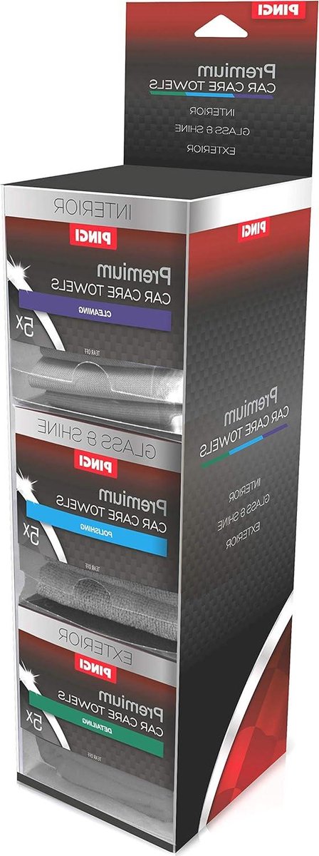 Microvezeldoeken Set - Auto poetsdoeken - Voertuig Onderhoud - Drie Soorten Doeken - 15 Stuks - Multicolor