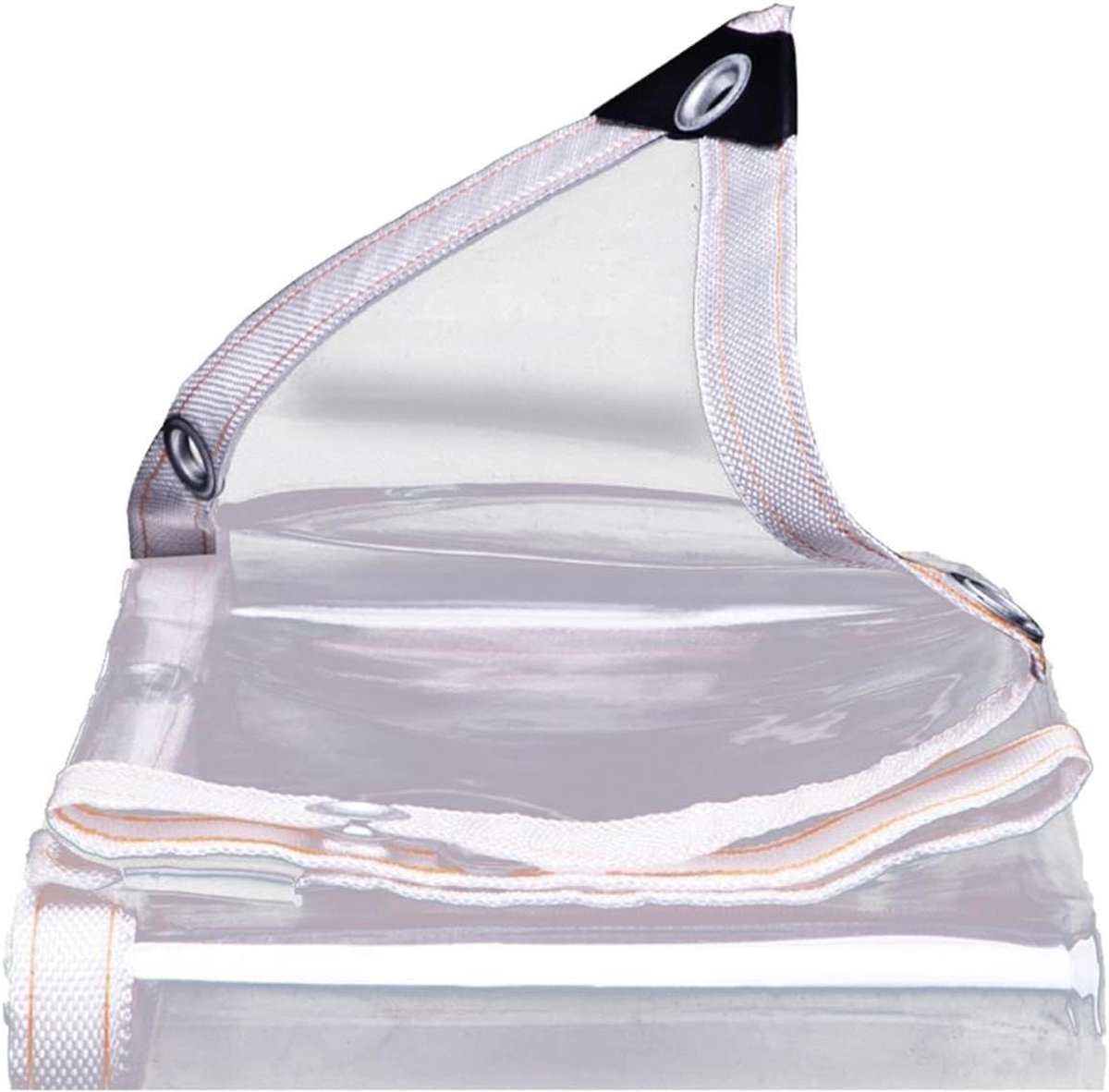 Afdekzeil Transparant - Zeildoek PVC - Buiten beschermen - Waterdicht Scheurvast - 3x5m - Helder
