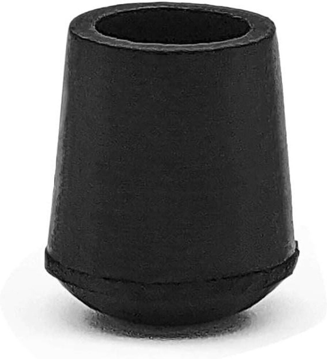 Ronde Pootdoppen - Meubelbeschermers - Vloer Beschermen - Antislip Rubber - 4 Stuks 12 mm - Zwart
