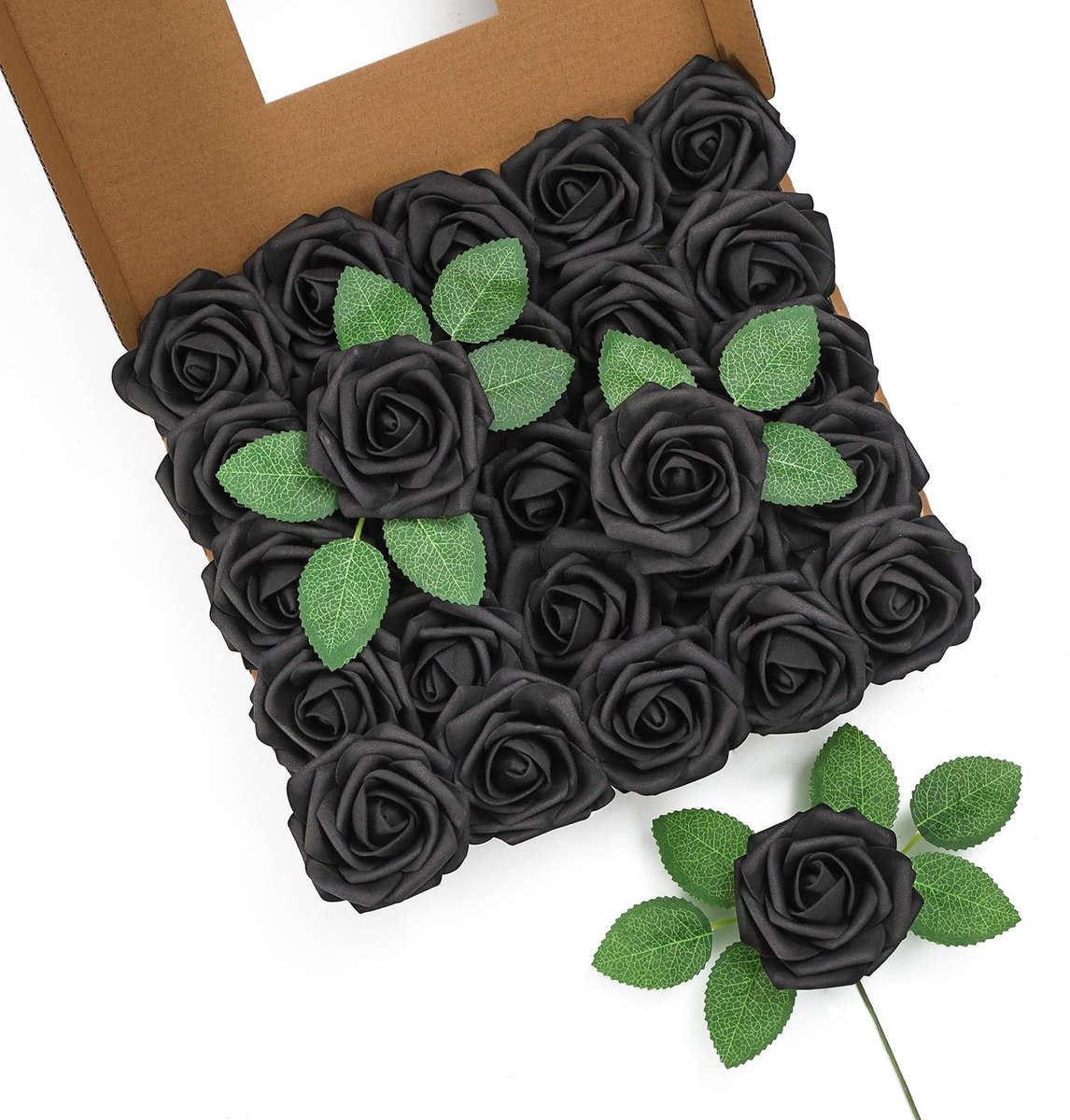 Omgoods - 25 Stuks Kunstrozen van Foam voor Bruidsboeketten en Decoratie