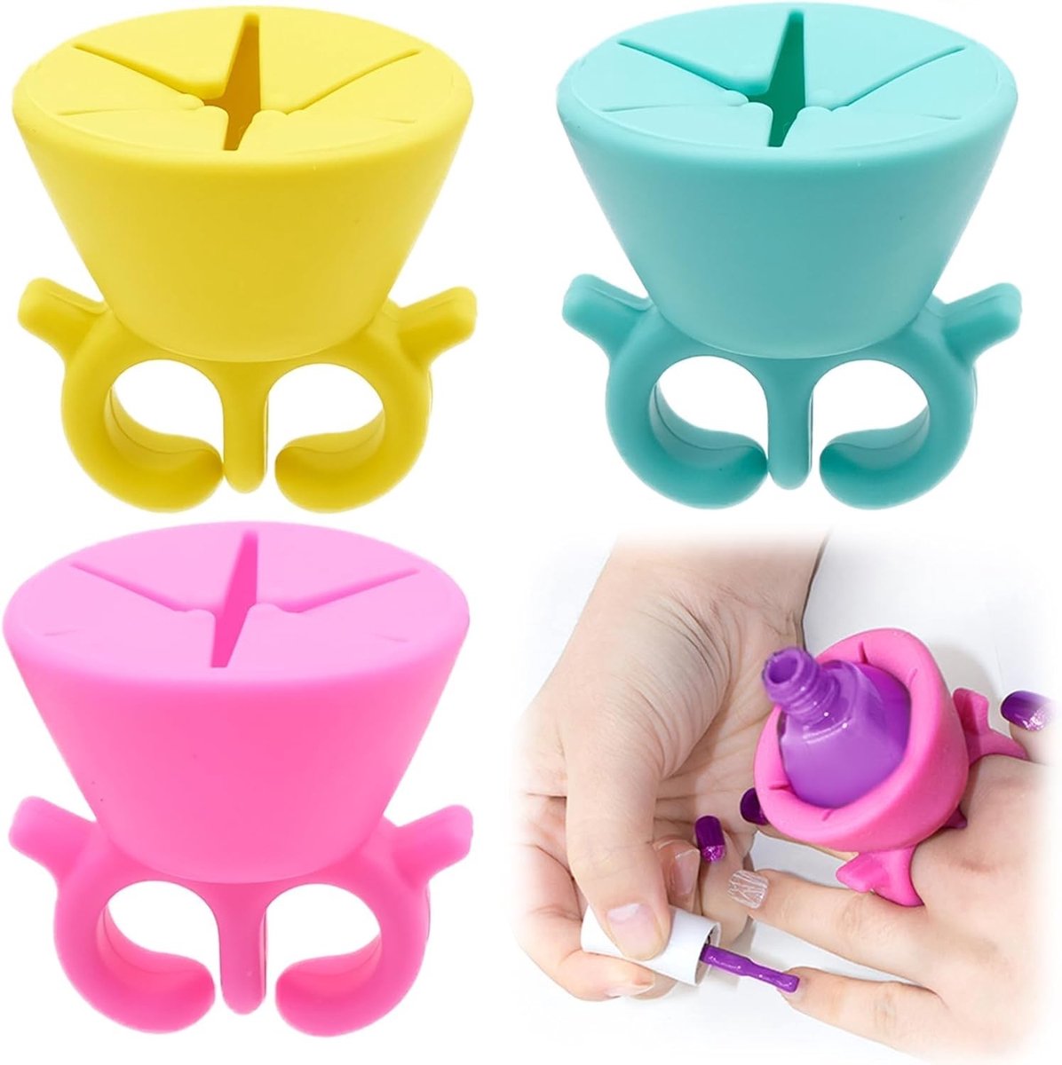 Weeding Scrap Set voor Vinyl, 3-delige Silicone Rolcollector en Nagellakhouder, Handige Gereedschappen voor Vinyl Lettering en DIY Creaties