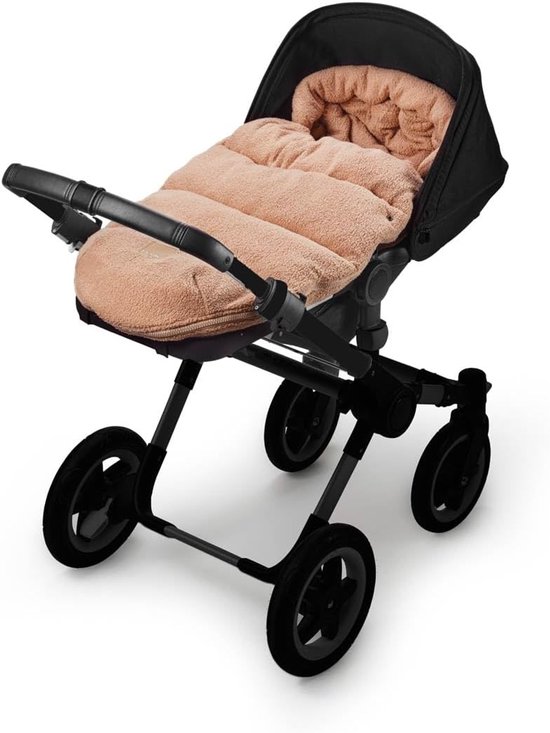 Baby Voetenzak - Winterzak - Warmte Buiten - Universeel Geschikt - 1.13 Kilogram - Roze Bouclé — afbeelding 5