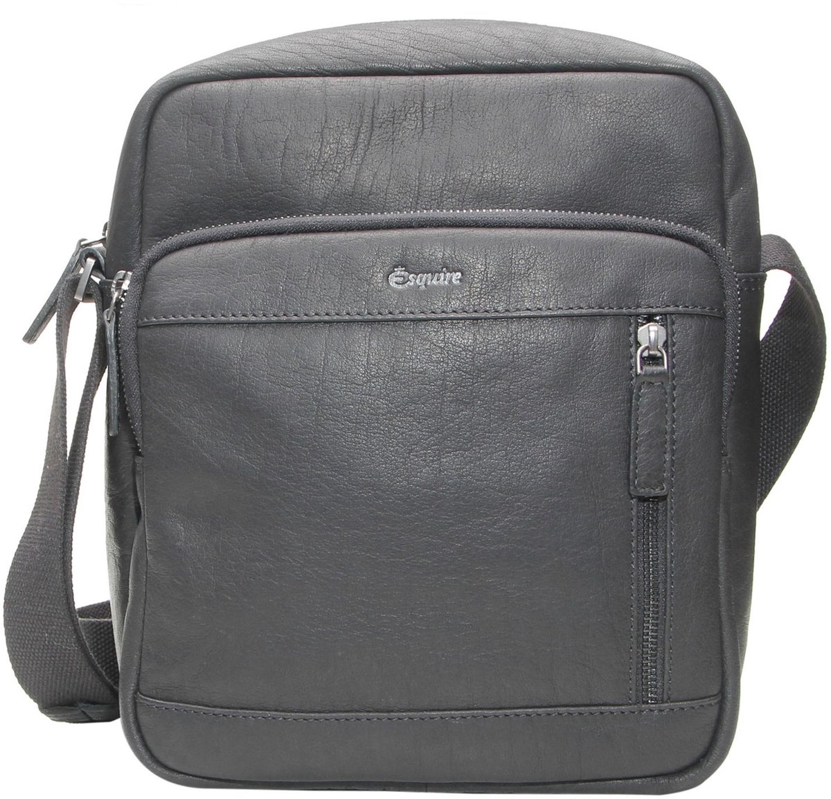 Esquire schoudertas Buffalo 85 Crossbody Bag Black zwart