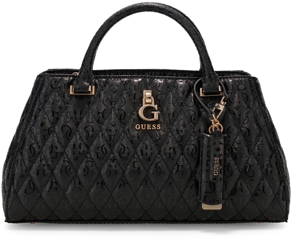GUESS schoudertas handtas Tamara Girlfriend Satchel Black zwart