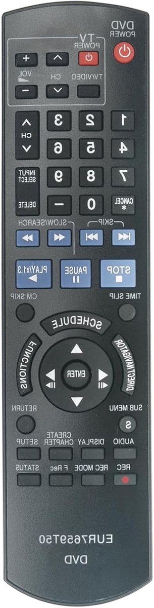 Afstandsbediening Vervanging - Universele Controller - TV Bediening - Directe Functionaliteit - 10 Meter Bereik - Zwart