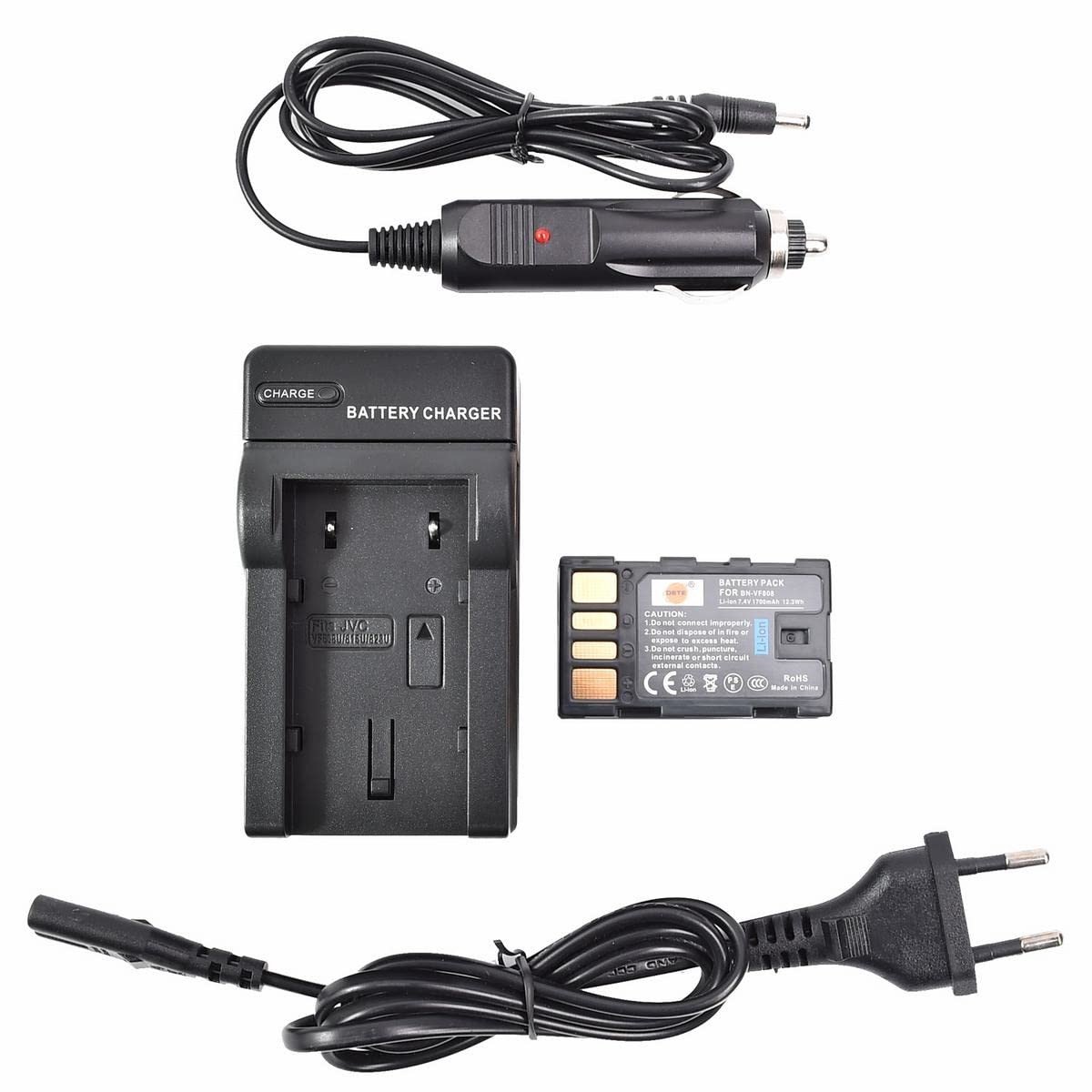 Omgoods - Vervangende Accu en Reisoplader voor Videocamera's