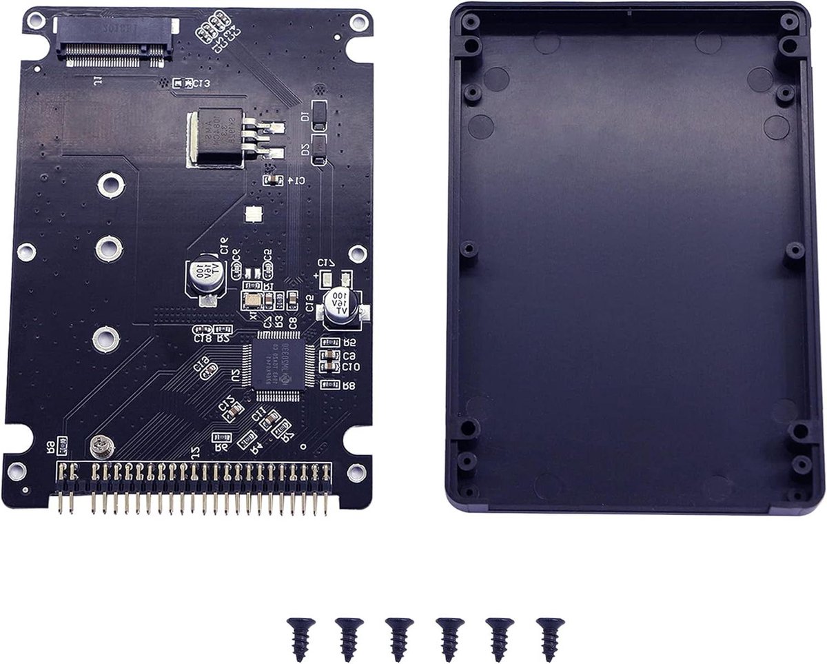 Converterkaart M.2 naar IDE - Adapter SATA SSD - Oudere Laptop Gebruik - Hoge Snelheid Chip - 2.5 Inch Formaat