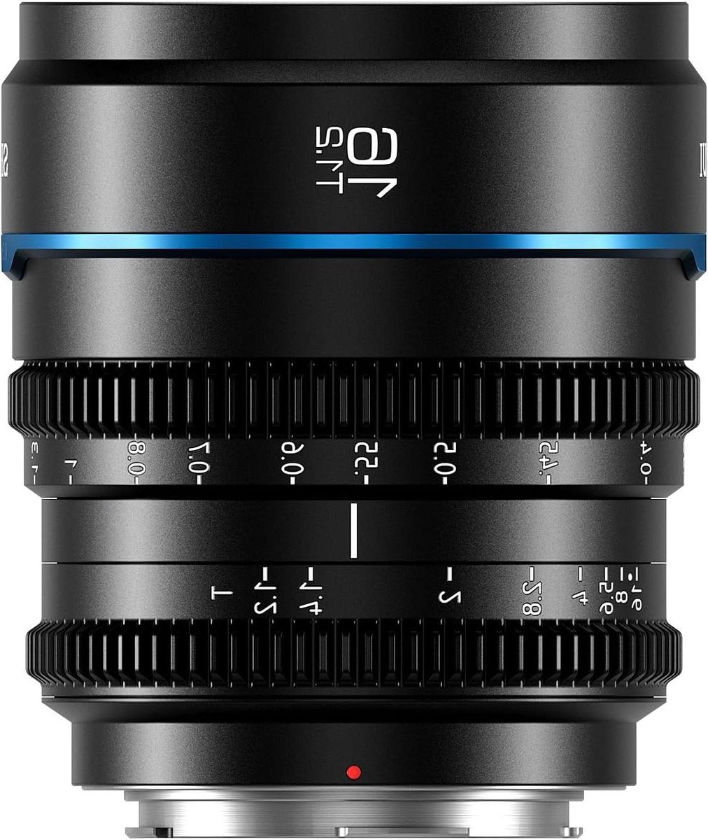 Cine Groothoeklens - Lichtsterke Lens - Film Opnames - T1.2 Groot Diafragma - 16 mm - Zwart