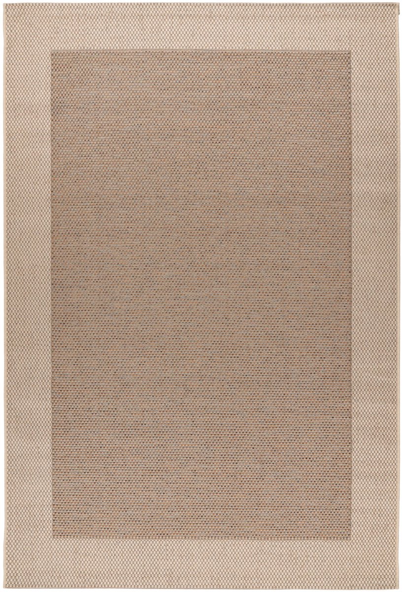 Padiro vlakgeweven vloerkleed 200 x 290 cm - meerkleurig - modern geometrisch patroon - voor binnen en buiten - geschikt voor vloerverwarming - van polypropyleen