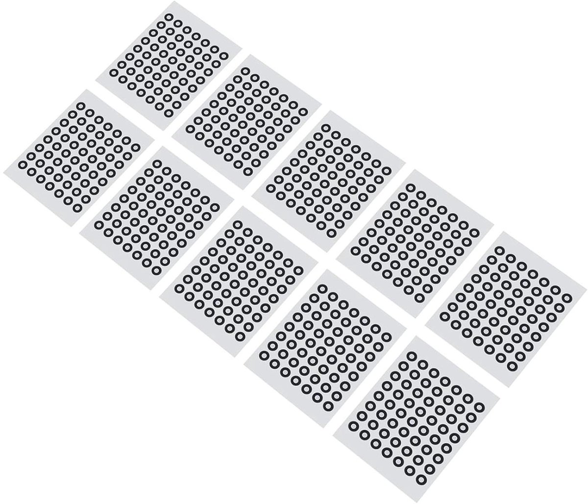 3D Scan Markers - Reflectiepunten - Nauwkeurig Scannen - Hoge Reflectiviteit - 6 mm Diameter - Zilver