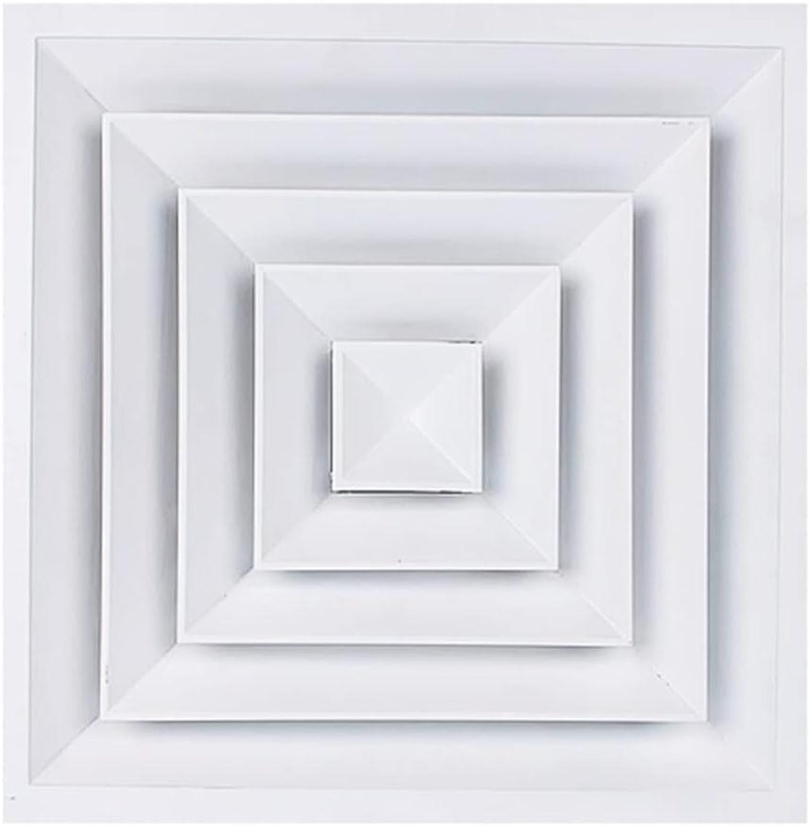 Ventilatierooster - Luchtuitlaat Luiken - Ventilatie Verbeteren - Aluminiumlegering - 50CM*50CM - Wit