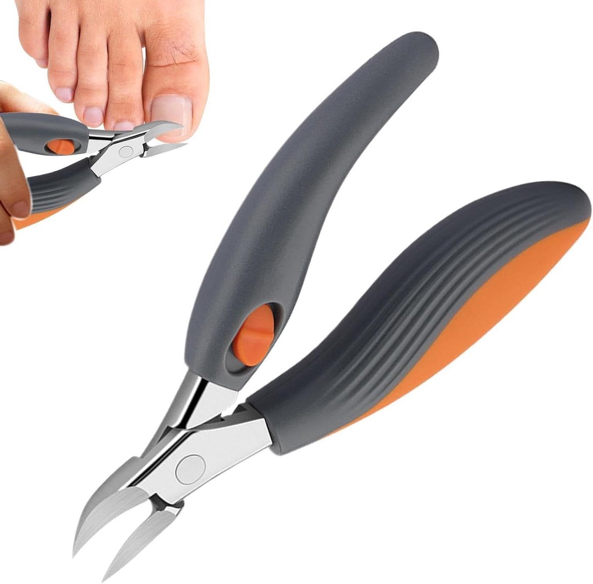 Teennagelknipper - Nagelknipper - Nagels Verzorgen - Ergonomisch Lange Steel - 13.6 cm - Zilver