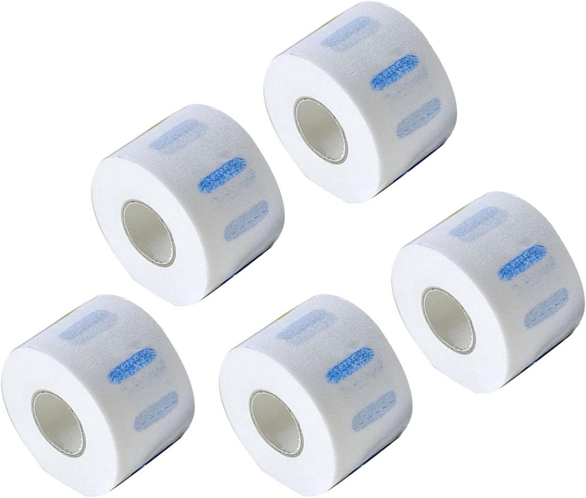 Nekstrips - Haarstrips Kappers - Beschermt Huid - Scheurbestendig Ontwerp - 5 Rollen - Wit