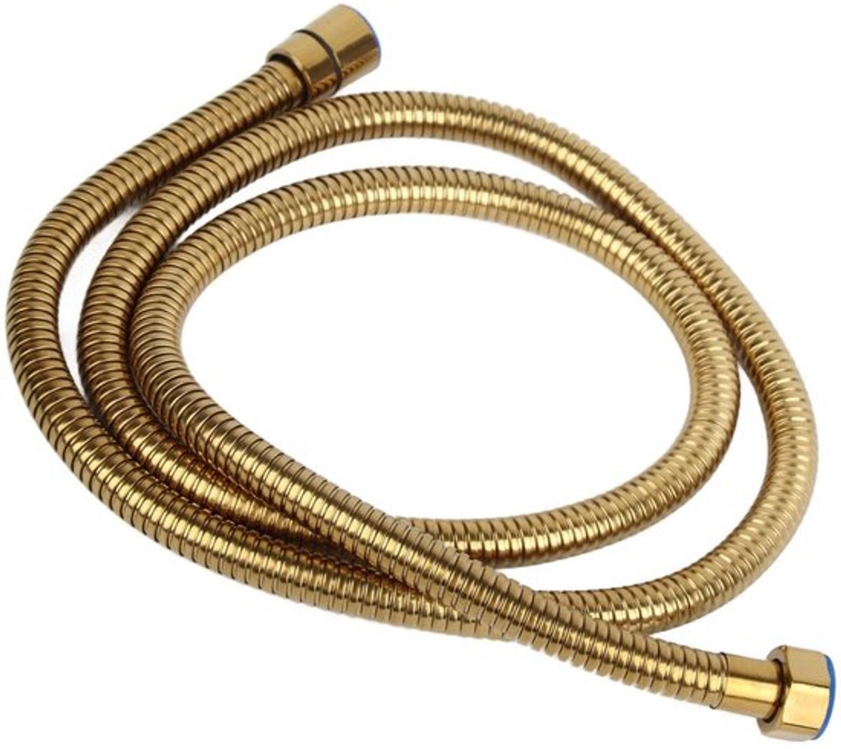 Doucheslang 40 Cm Goud - Roestvrij Staal - G1/2in Draad - Multifunctionele Douchekopslang - 0-80 Graden Werktemperatuur - 0,8 MPa Druk - Douchekraan