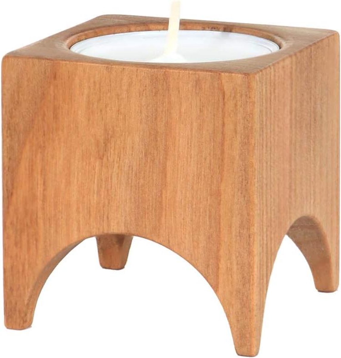 Houten Kandelaars - Kaarsenhouders Set - Woondecoratie - Handgemaakt - 5 stuks - Niet gespecificeerd