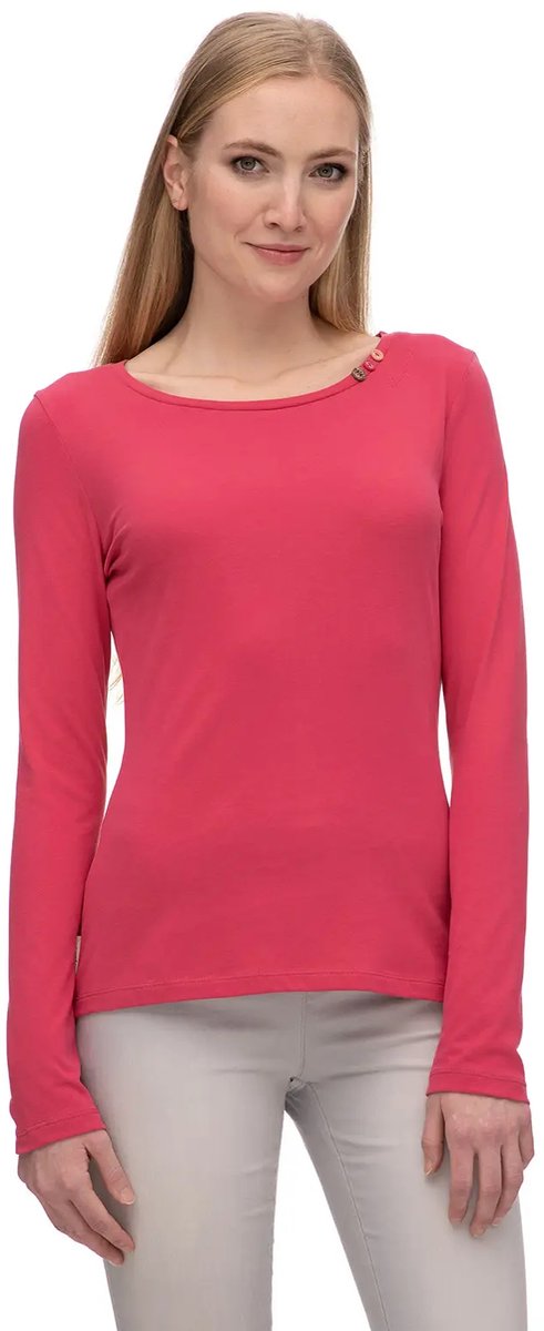 T-shirt met lange mouwen voor vrouwen Ragwear Florah Gots Roze